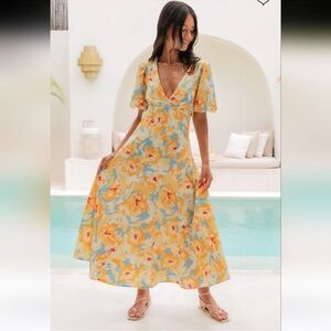 Sunny Floral Maxi Dress